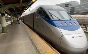 The current Acela train